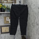 DG2 Womens Cropped Stretch Twill Cargo Jegging 685754 Black PL