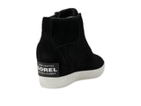 Sorel Out N About Pull-On Wedge Sneakers 2058651 Black / Sea Salt 6M