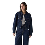 Levi's Shrunken '90s Trucker Denim Jacket 94417468 Shaded View Blue L