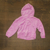Epic Threads Toddler Ribbon Velvet Hooded Full Zip Jacket Lavender Purple 4T