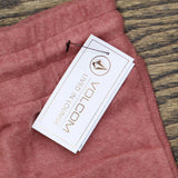 Volcom Womens Lived in Lounge Fleece Sweat Shorts Rosewood Pink XL