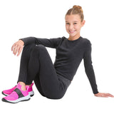 All In Motion Girls Lurex Seamless Leggings 91465689 Black L
