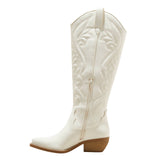 Wild Fable Kenzi Western Boots with Memory Foam Insole Ivory Off White 7.5M