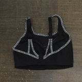 Glamorise Womens No-Bounce Camisole Sports Wirefree Bra 1066 1066 Black 36DD