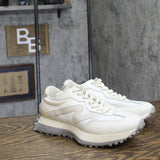 Steve Madden Womens Campo Sneaker Lace Up Low Top CAMP08S1 White / Grey 7M