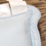 Hudson & Main Reversible Audrey Square Throw Pillow Aqua Blue 16"