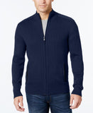 Alfani Men's Ribbed Full-Zip Sweater 14329CRD