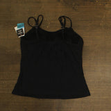 Swim Solutions Tunnel Tankini Swim Top 807099 Black 14