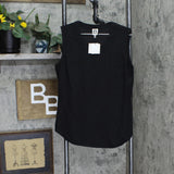 Anne Klein Womens Scoop Neck U-Neck Shell Sleeveless Blouse Anne Black S