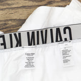 Calvin Klein Womens Intense Power Pride Lounge Sleep Shorts White Multi XL