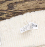 Style & Co. Womens Solid Cable Knit Beanie with Pom SC1542501 Ivory Off White