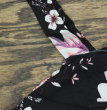 Ny Collection Wide-Strap Sundress with Flounce Overlay Bodice Black Multi S