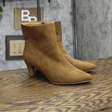 Universal Thread Womens Block Heel Frances Ankle Boots 88744364 Brown 7M