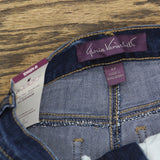 Gloria Vanderbilt Womens Petite Amanda Straight-Leg Jeans Madison Blue 4P