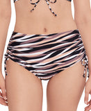 Salt + Cove Juniors' Side-Tie Bikini Bottoms 805408 Neutral Multi Brown M