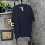 True Classic Mens Short Sleeve Classic Crewneck T-Shirt Tee Navy Blue 2XL