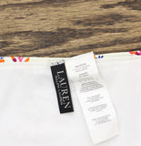 Lauren Ralph Lauren Fleurette Twist Side Tab Hipster Bottom Multi White 14