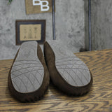 Clarks Women's Suede Moc Indoor and Outdoor Slipper Dark Brown 10M