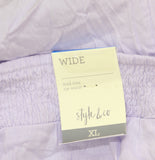 Style & Co. Womens Wide-Leg Soft Pants 100142050MS Lilac Fog Purple XL