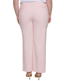 Calvin Klein Womens Plus Size Lux Highline Pants X21PL866 Rose Pink 14W