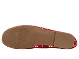 Madden Girl Womens Bonita Ballet Flat Mary Jane BONI01J1 Red Mesh 9M