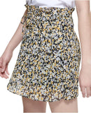 Karl Lagerfeld Paris Womens Chiffon Floral A-Line Skirt L2BN6337