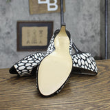 Bandolino Womens Vintage Stiletto Open Toe Heels 1673fe6604a58e Black / White 6M