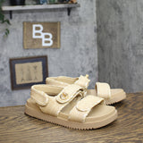 A New Day Tilly Raffia Platform Footbed Sandals 92611752 Tan Brown 6.5M