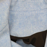 Womens Lined Heavyweight Parka Button Front Coat Jacket Blue See Measurements