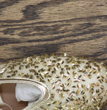 A New Day Womens Sammie Shoes Sequin Ballet Flats 94685487 Gold Yellow 8M