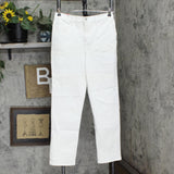 Gloria Vanderbilt Womens Classic Amanda High Rise Tapered Jean Crystal White 8