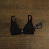 Lauren Ralph Lauren Beach Club Solid Macrame Ring Bikini Top 20501142 Black 4