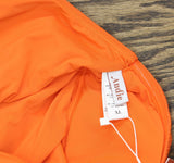 Andie Zoe Tie-Neck One-Piece Swimsuit AO614 Vermillion Orange XL