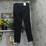 Gloria Vanderbilt Womens Petite Slimming Pull-On Trousers 30239208 Black 4P