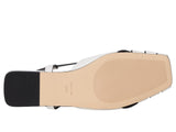 Michael by Michael Kors Womens Irene Sling Flat Pump 40S5IRFP1L Optical White 7M
