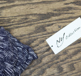 NY Collection Womens Marled Knit Cap Sleeve Shirt Top Blue Multi S