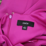 Cece Womens Halter Maxi Dress DC93110092Z Fuschia Pink 12