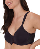 Bali Womens Coolest Smoothing Underwire T-Shirt Bra Black with Almond 38C