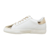 A New Day Womens Maddison Sneakers with Memory Foam Insole White / Gold 7.5M