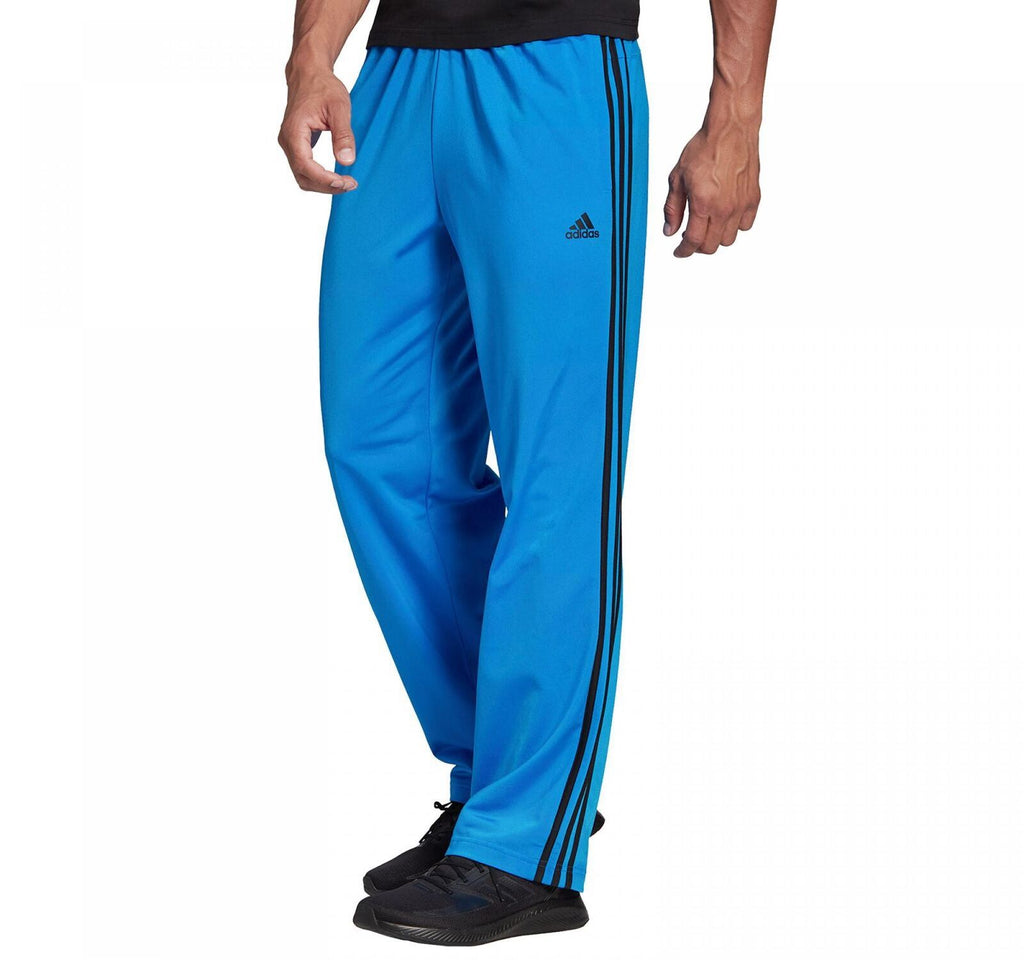 Adidas Men's Primegreen Essentials Warm-Up Open Hem 3-Stripes Track Pants  HE1834