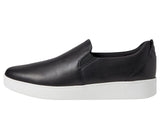 Fitflop Womens Rally Leather Slip-On Skate Sneakers FC7 Black 10M