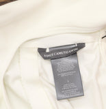Vince Camuto Womens High Neck Skirted One Piece Swimsuit Ivory Off White 8