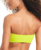 Bar III Womens Convertible Bandeau Bikini Swim Top MBBG24144 Sunny Lime Green S