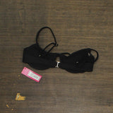 Xhilaration Women's Juniors' Shirred Underwire Bikini Top 83363830 Black S