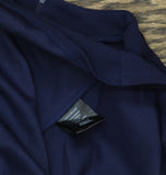 B. Darlin Juniors Short Sleeve Mockneck Mini Dress 45UAP84 Navy Blue 9/10