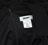 DKNY Belted Collared Tie Waist Jumpsuit DD3K284A Black 6