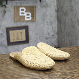 A New Day Womens Greta Shoes Raffia Flat Mules 94808276 Natural Brown 7M
