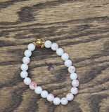 Fashion Beaded Pineapple Turtle Seashell Beach Bracelet Set Gold / Pink / White