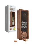 Studio Mercantile Wine Keepsake Gift Box Uncork & Unwind Brown 15.5 x 6 x 5.5