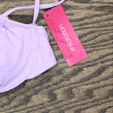 Xhilaration Juniors' Shirred Underwire Bikini Top AFJ96T Lavender Purple S